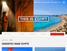 Tablet Screenshot of egypte.nl
